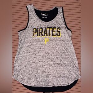 Touch by Asher Gray 'Pirates' Tank Top - Gray with Black & Yellow Accents